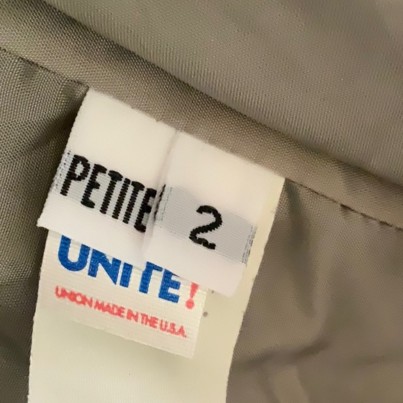 NWT Calvin Klein 100% Wool Trench Coat Size 2P - Picture 13 of 15